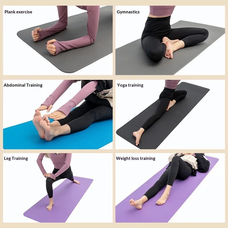 Yoga Of Fitness Mat - Tapete de Yoga Extra Grosso Antiderrapante,