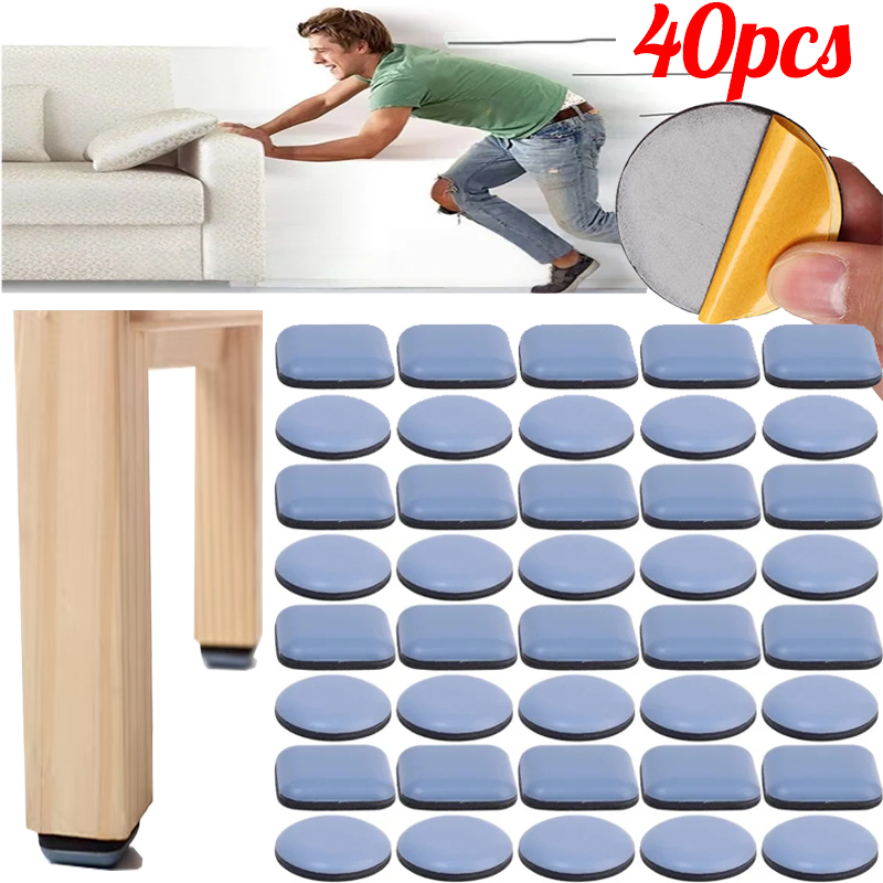 Core Slider - Almofadas deslizantes de teflon para móveis,