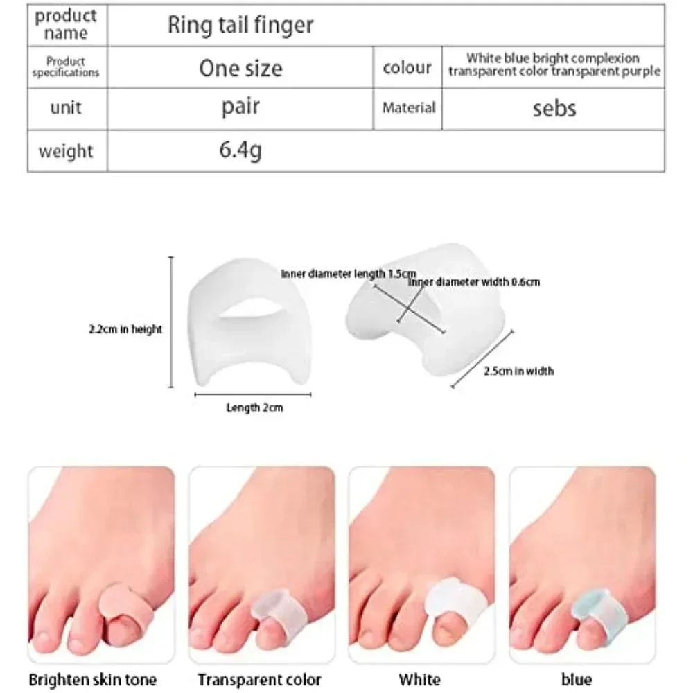 Yoga Toe Separator - 2 Peças Corretor de Joanete de