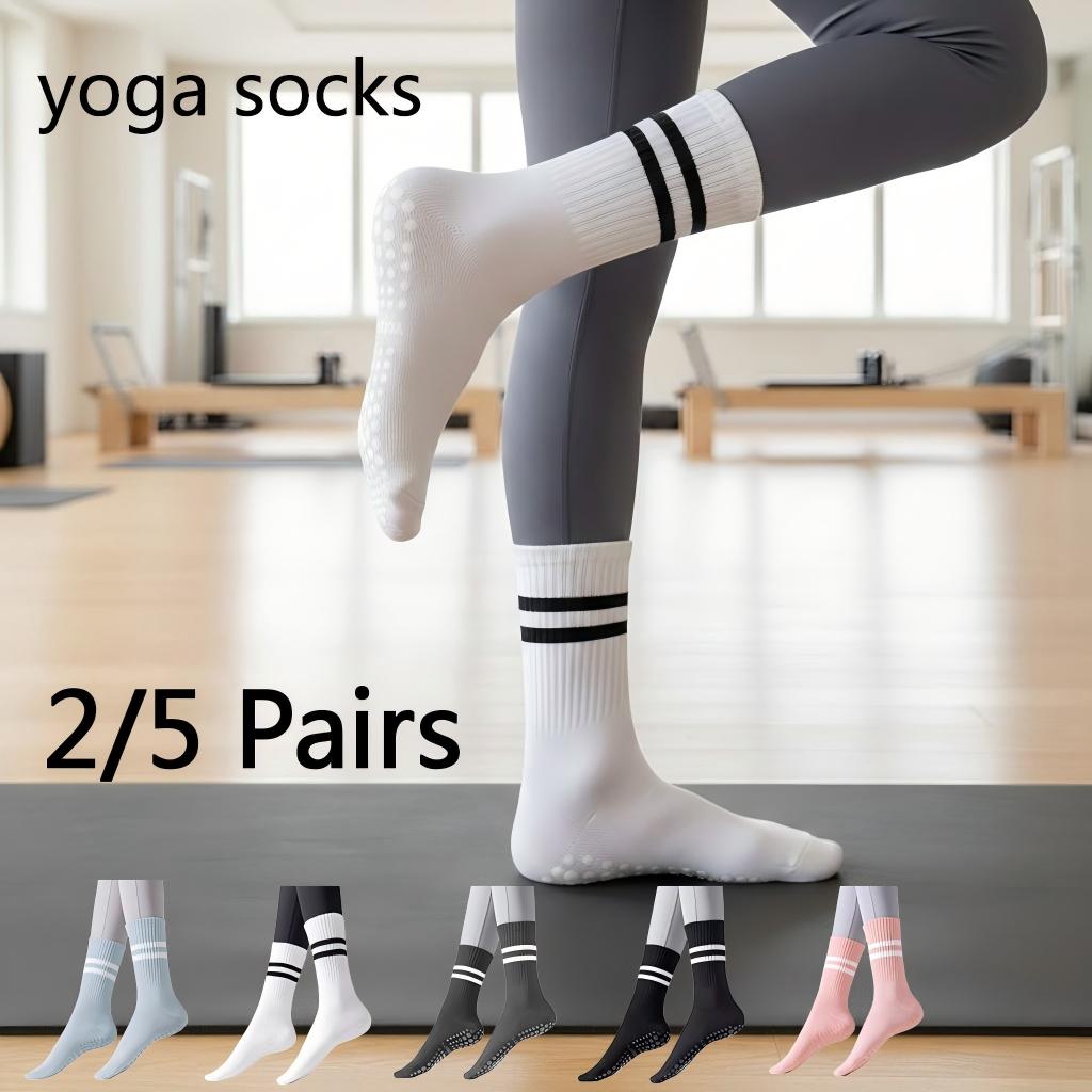 Yoga Fitness Gym - Meias de Yoga Antiderrapantes para Mulheres,
