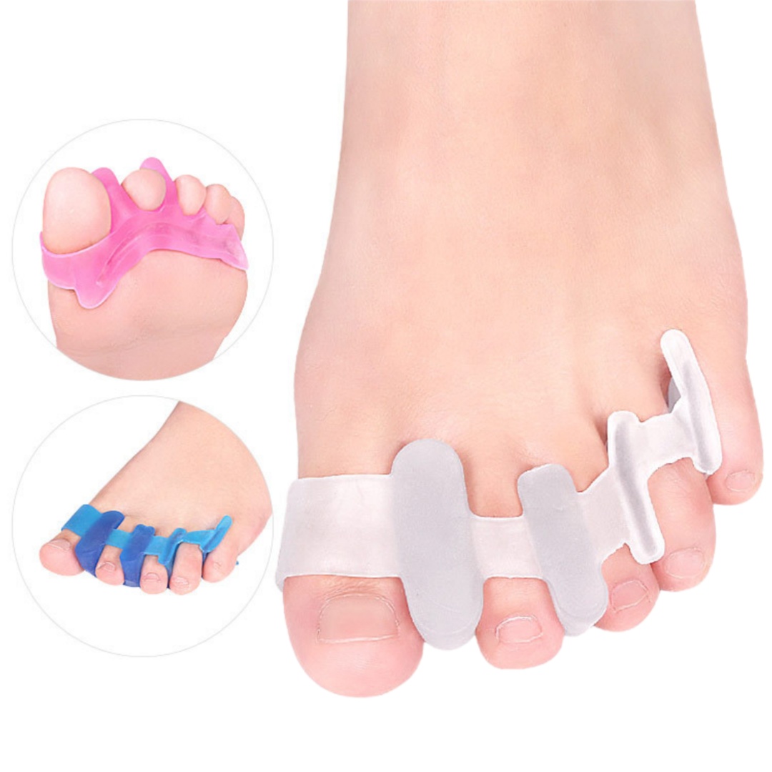Yoga Toe Separator - Separador de dedos de quatro buracos,