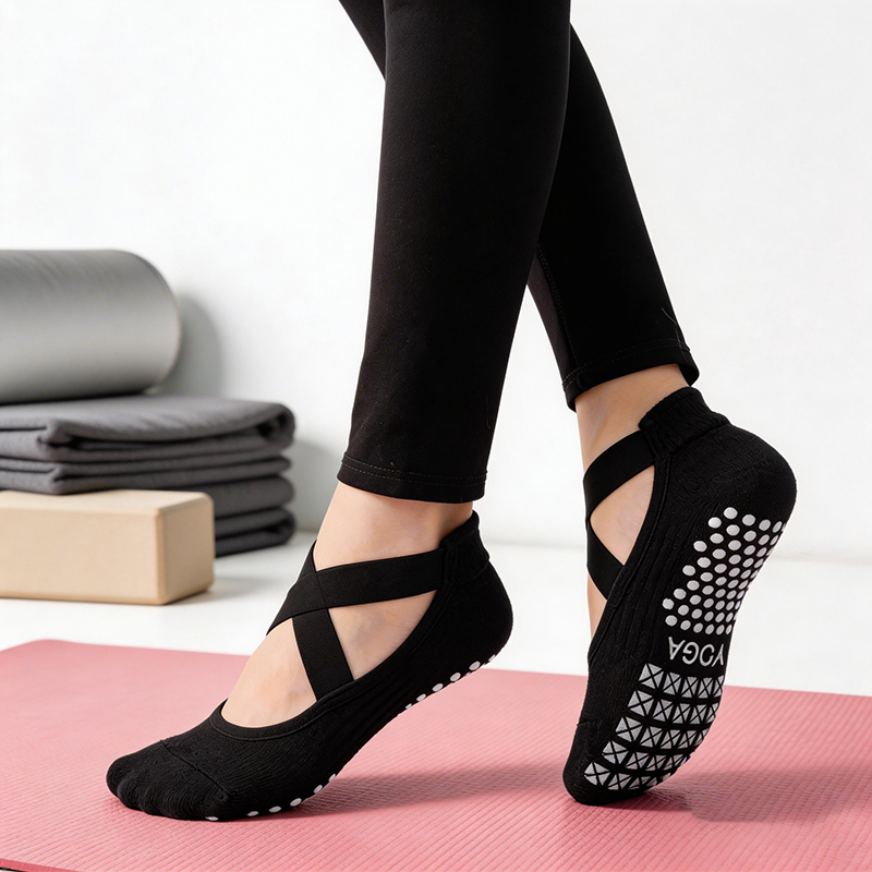 Yoga Dance & Fitness Center Llc - Meias de Yoga Antiderrapantes para Mulheres,