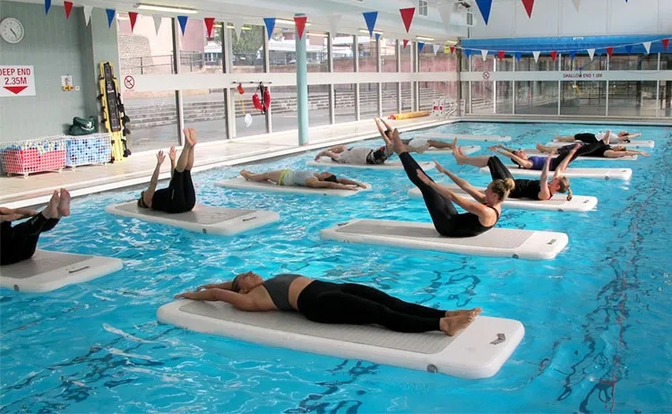 Tapete inflável para yoga e pr - Yoga Of Fitness Mat avaliação e preço