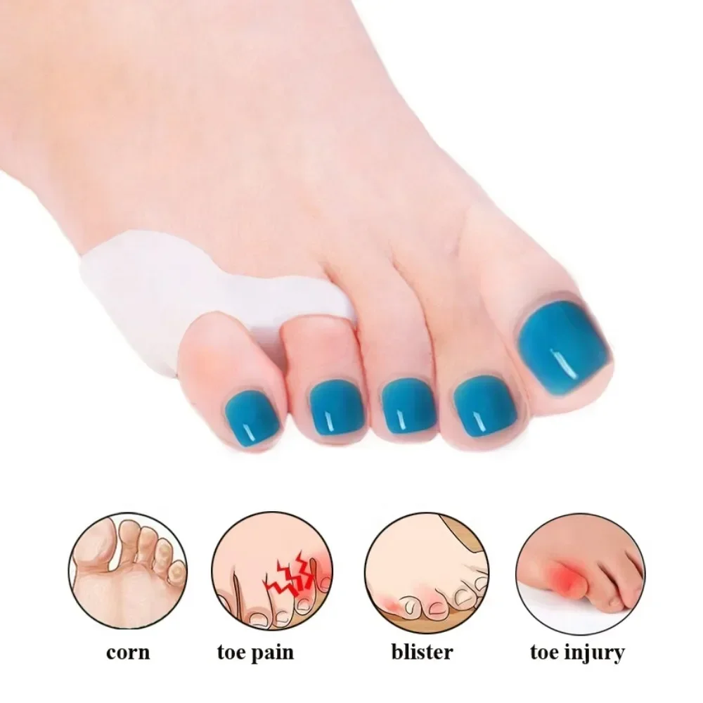 Separador de dedos de silicone - Yoga Toe Separator avaliação e preço