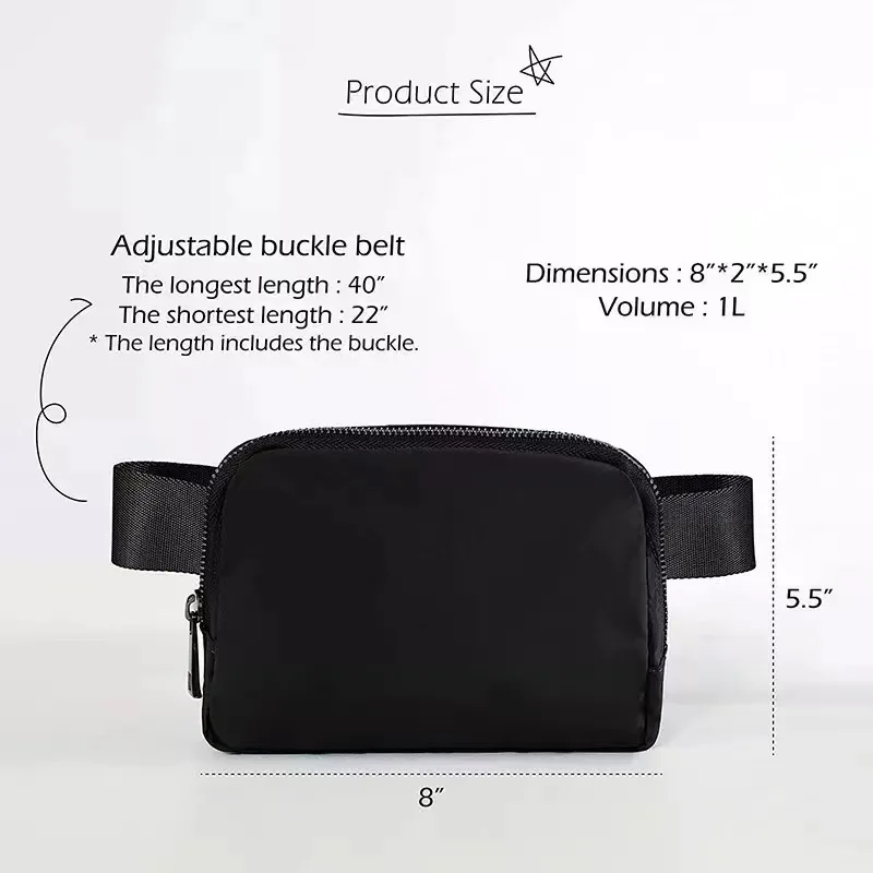 Bolsa de Cintura Esportiva Uni - Yoga Fitness Gifts avaliação e preço