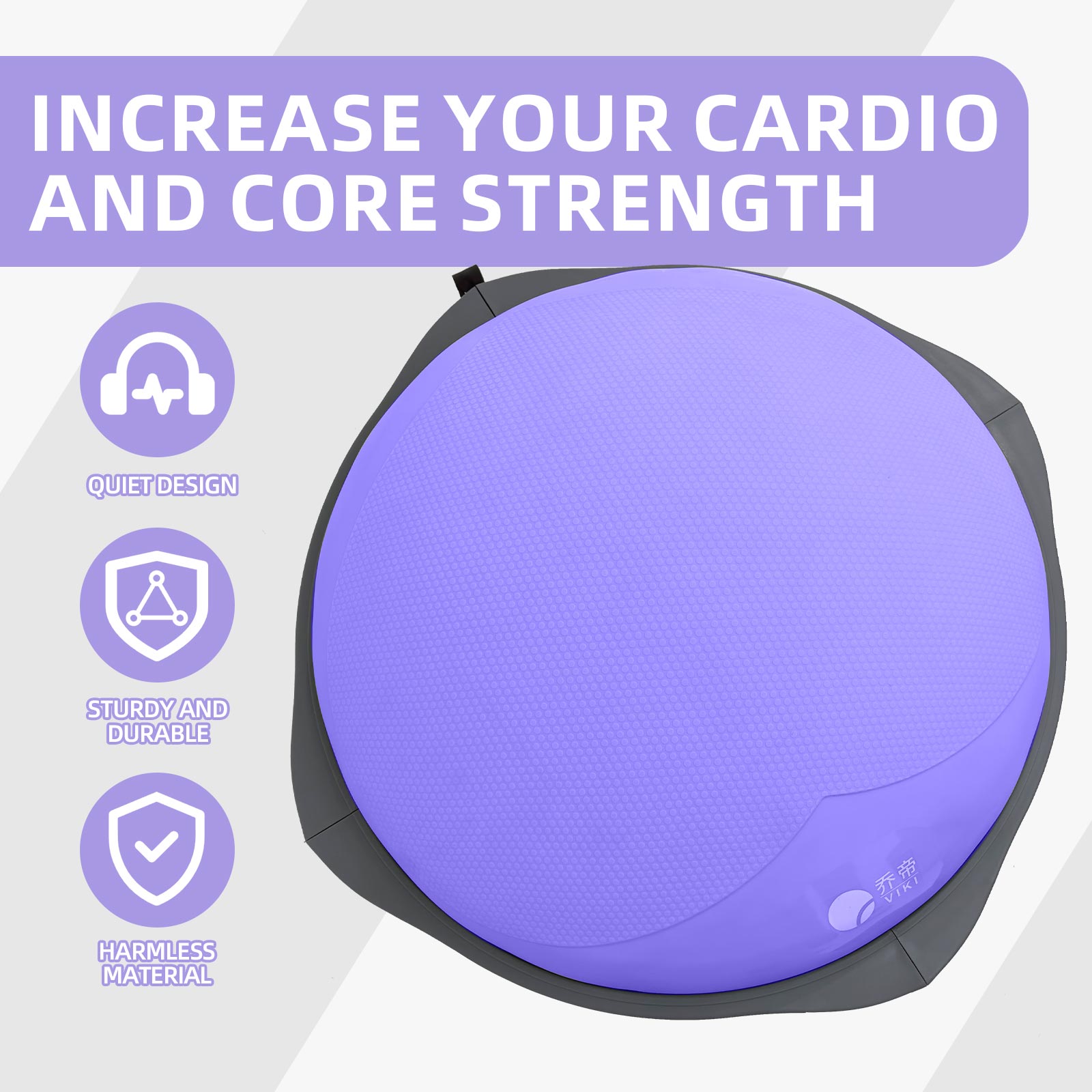 Bola de equilíbrio Bosu de 70c - Yoga Fitness Gym avaliação e preço