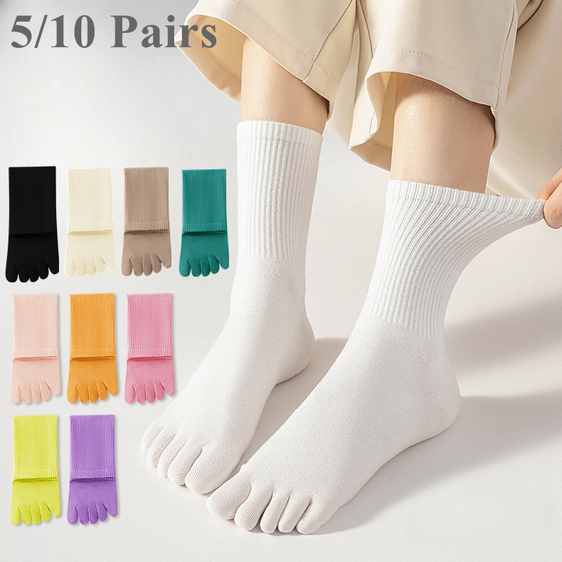 5 ou 10 pares meias esportivas - Yoga Toe Separator avaliação e preço