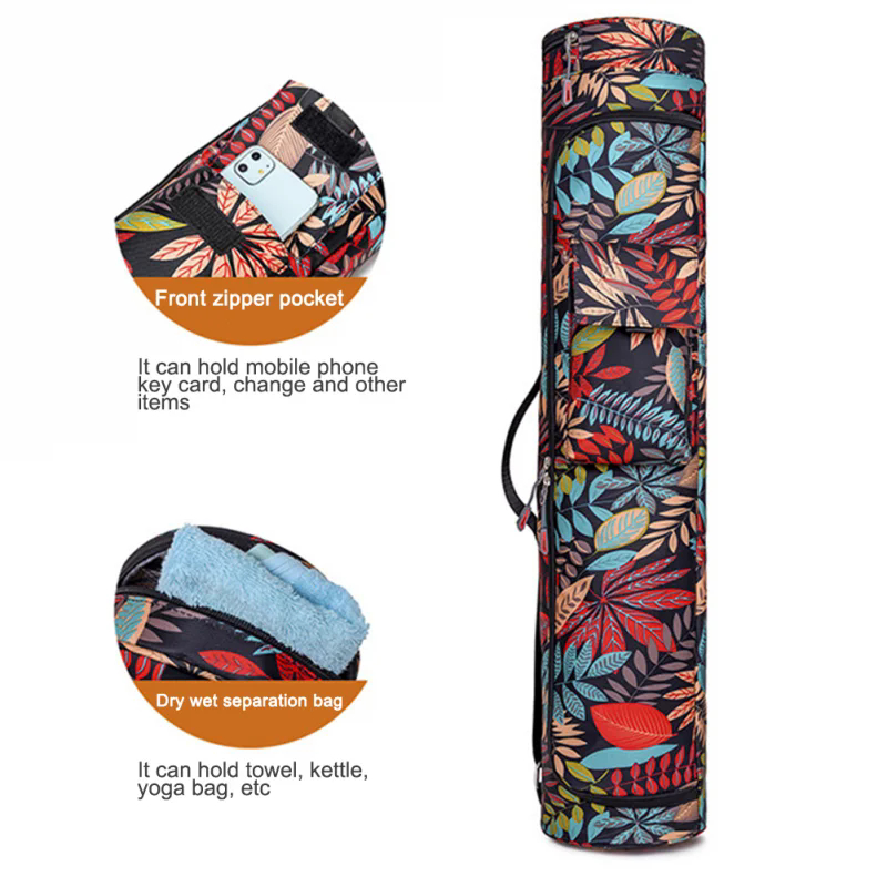 Novo fitness impresso saco de  - Yoga Of Fitness Mat avaliação e preço