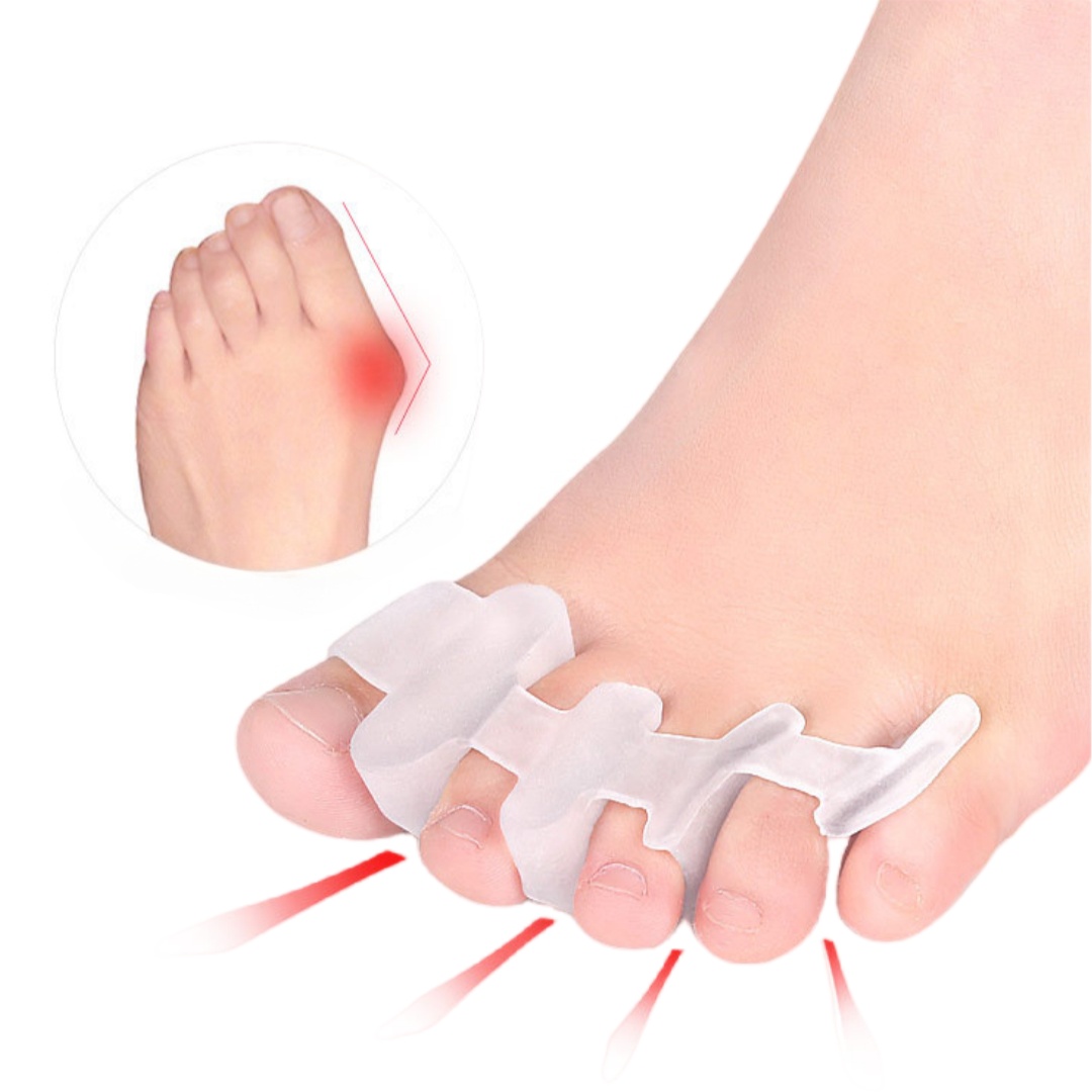 Separador de dedos de quatro b - Yoga Toe Separator avaliação e preço