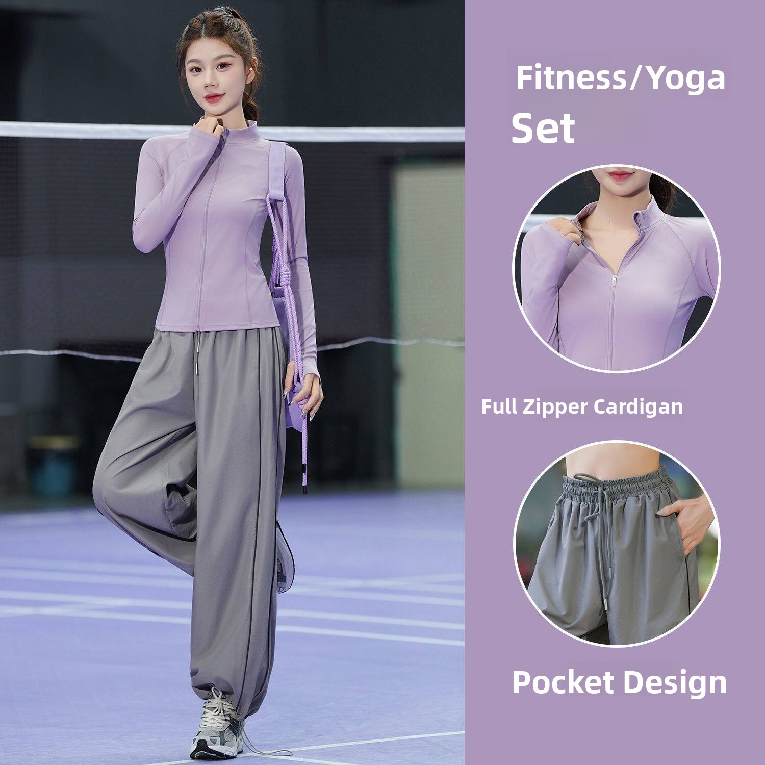 Conjunto de Roupas Esportivas  - Yoga Fitness Outfit avaliação e preço