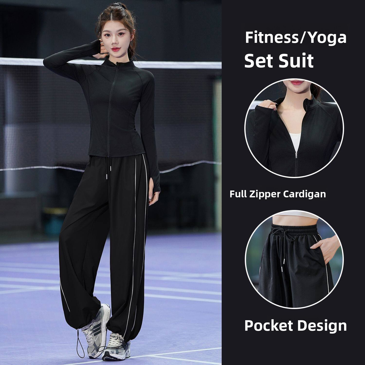 Conjunto de Roupas Esportivas  - Yoga Fitness Outfit avaliação e preço