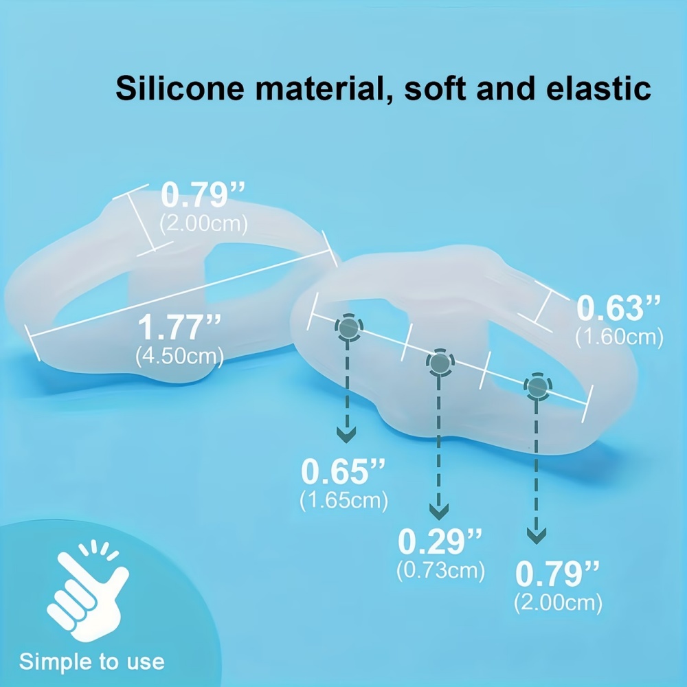 Separadores de Dedos em Silico - Yoga Toe Separator avaliação e preço