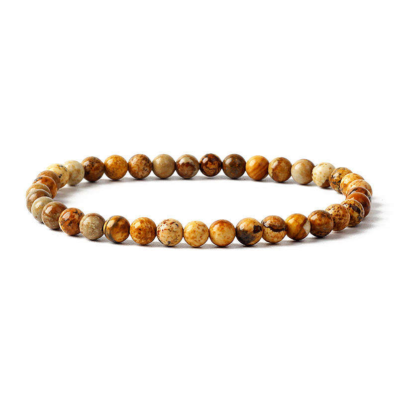 Novo 4/6mm contas pulseira fem - Yoga Fitness Gifts avaliação e preço