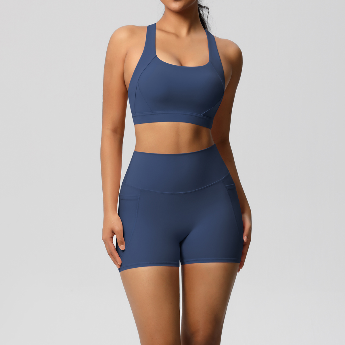 2 pçs roupas esportivas com bo - Yoga Fitness Zumba avaliação e preço