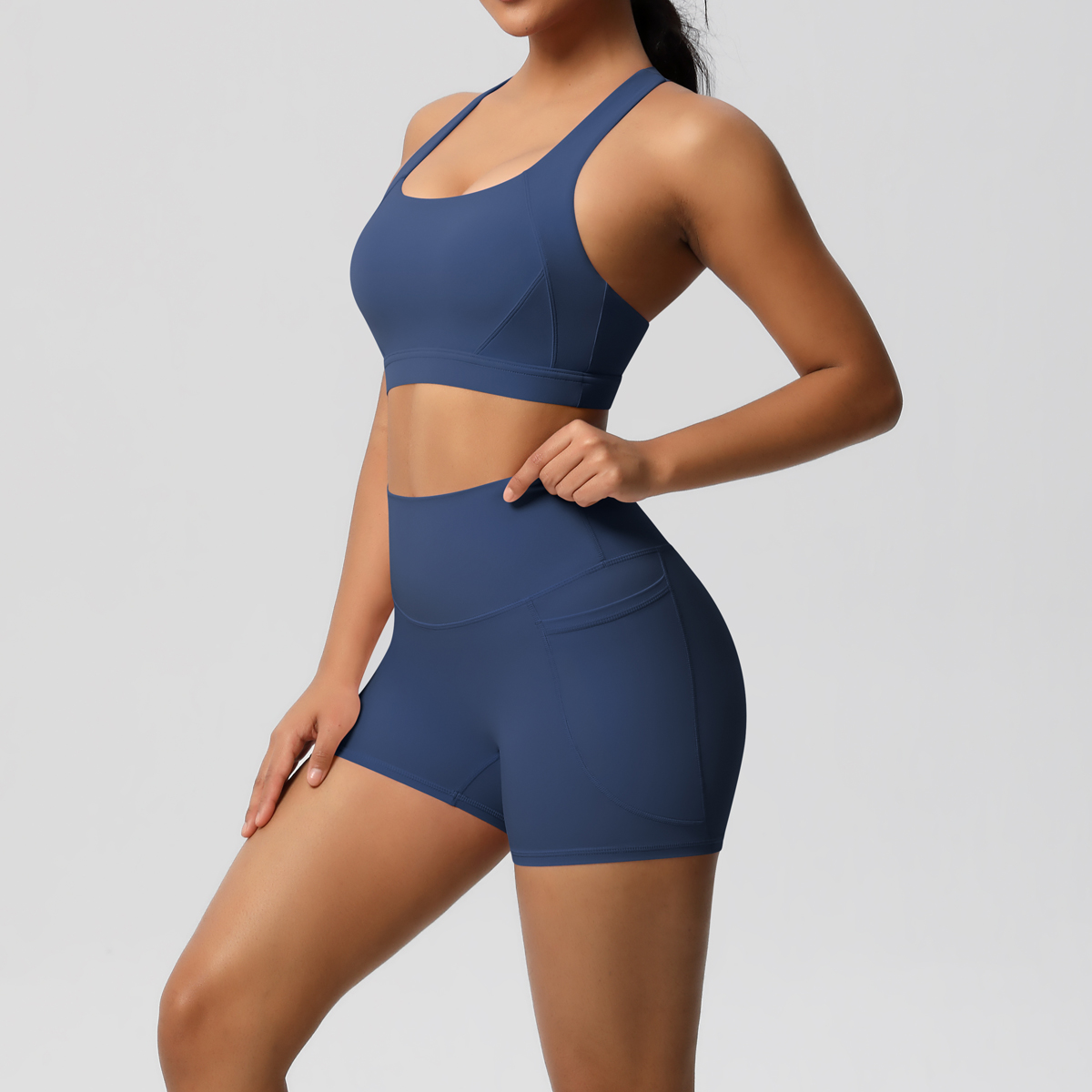 2 pçs roupas esportivas com bo - Yoga Fitness Zumba avaliação e preço