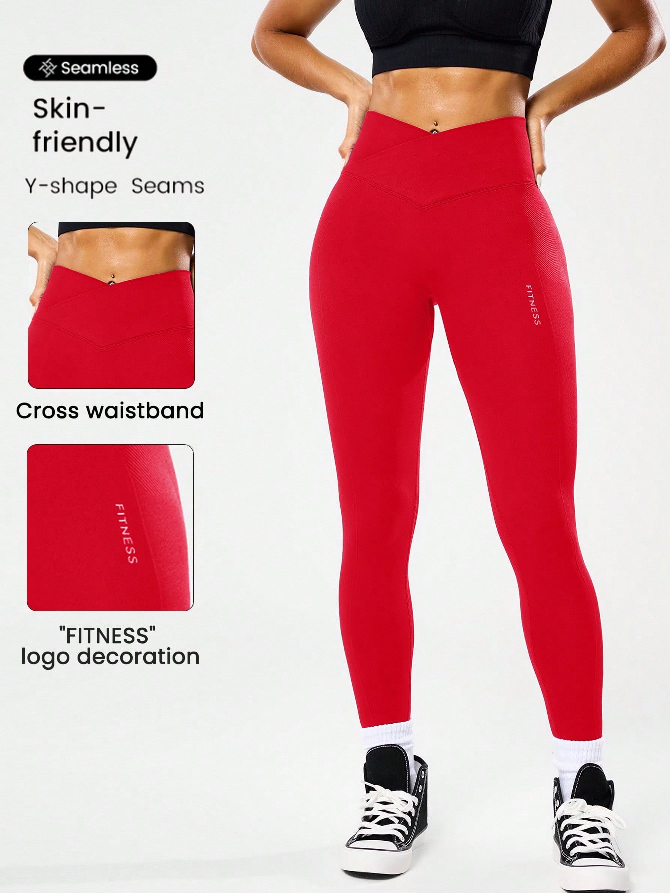 Leggings de ioga sem costura d - Yoga Fitness Leggings avaliação e preço