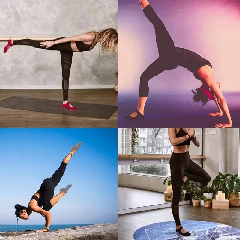 Meias de Yoga Antiderrapantes  - Yoga Fitness Gym avaliação e preço