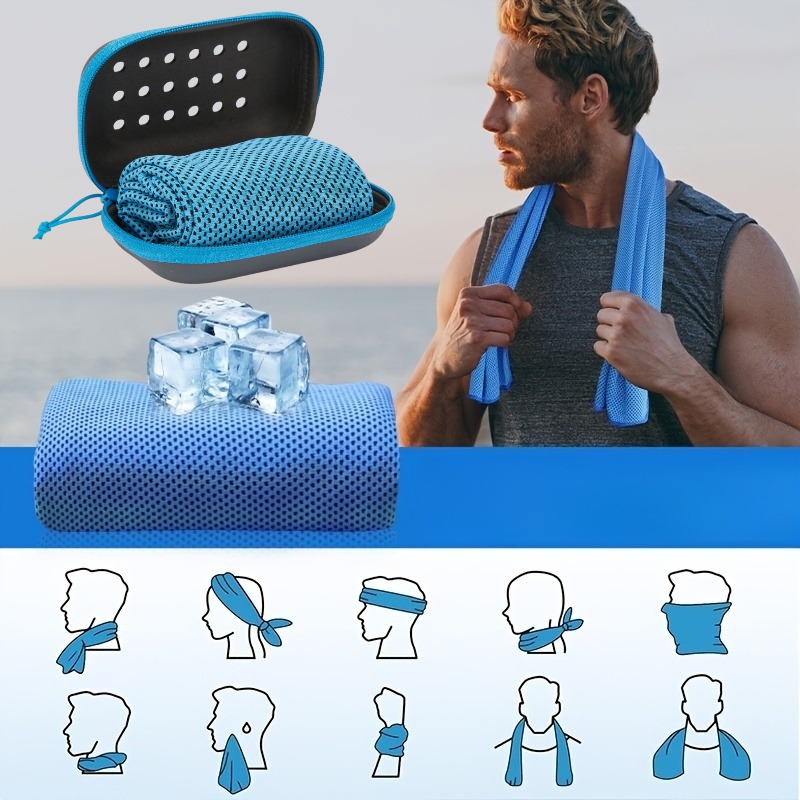 Toalha Esportiva Refrescante,  - Yoga Fitness Gym avaliação e preço