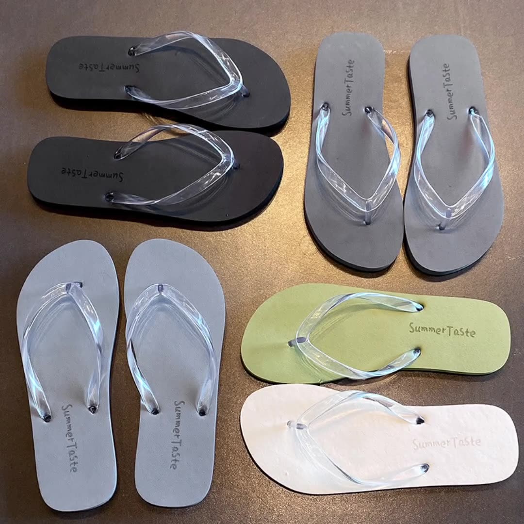 Verão feminino cor sólida flip - Core Slider avaliação e preço